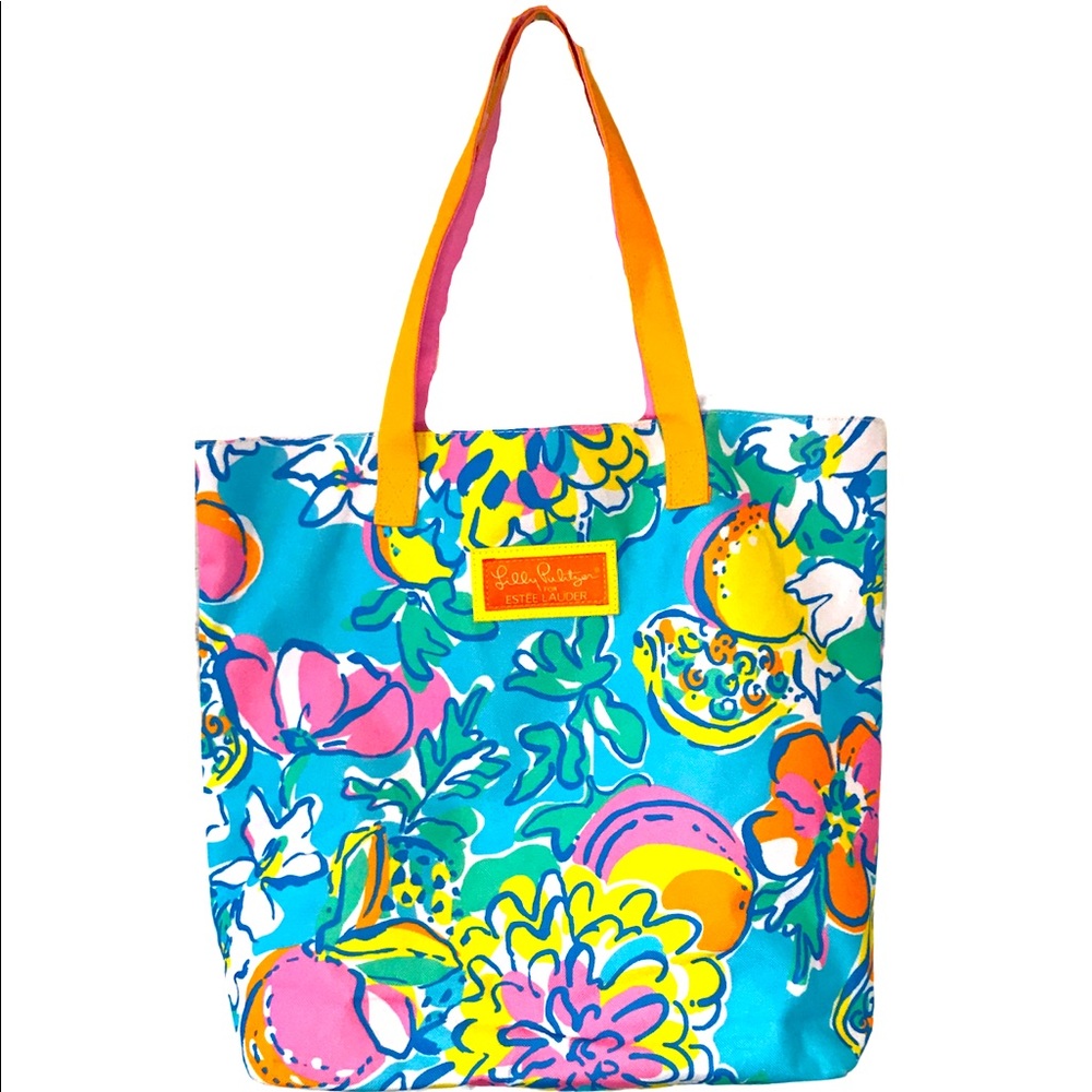 LILLY PULITZER for Estée Lauder Tote Bag in EUC